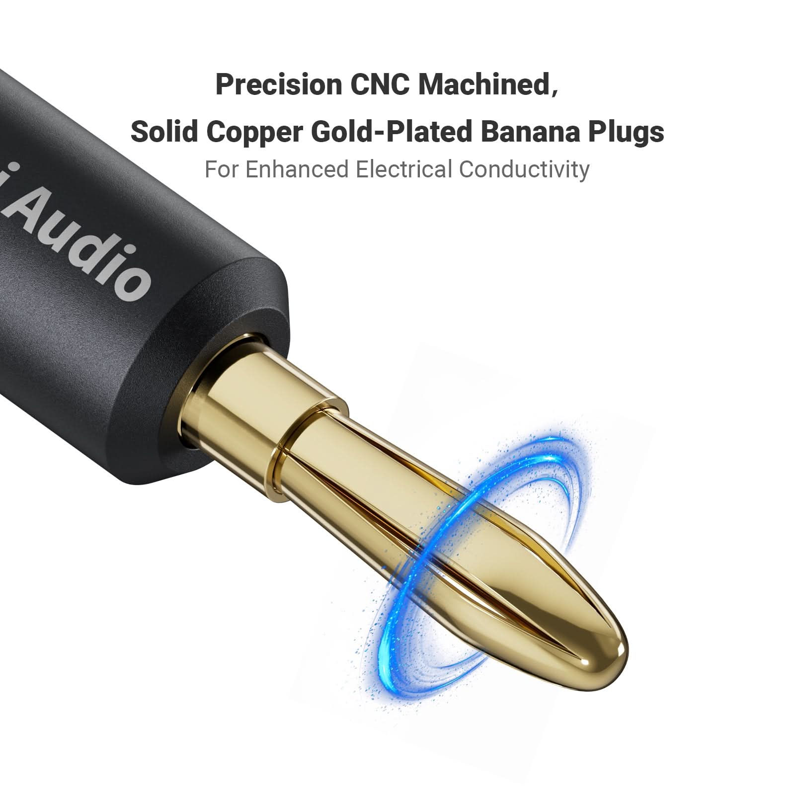 Fosi Audio Speaker Banana Plugs 2 Pairs