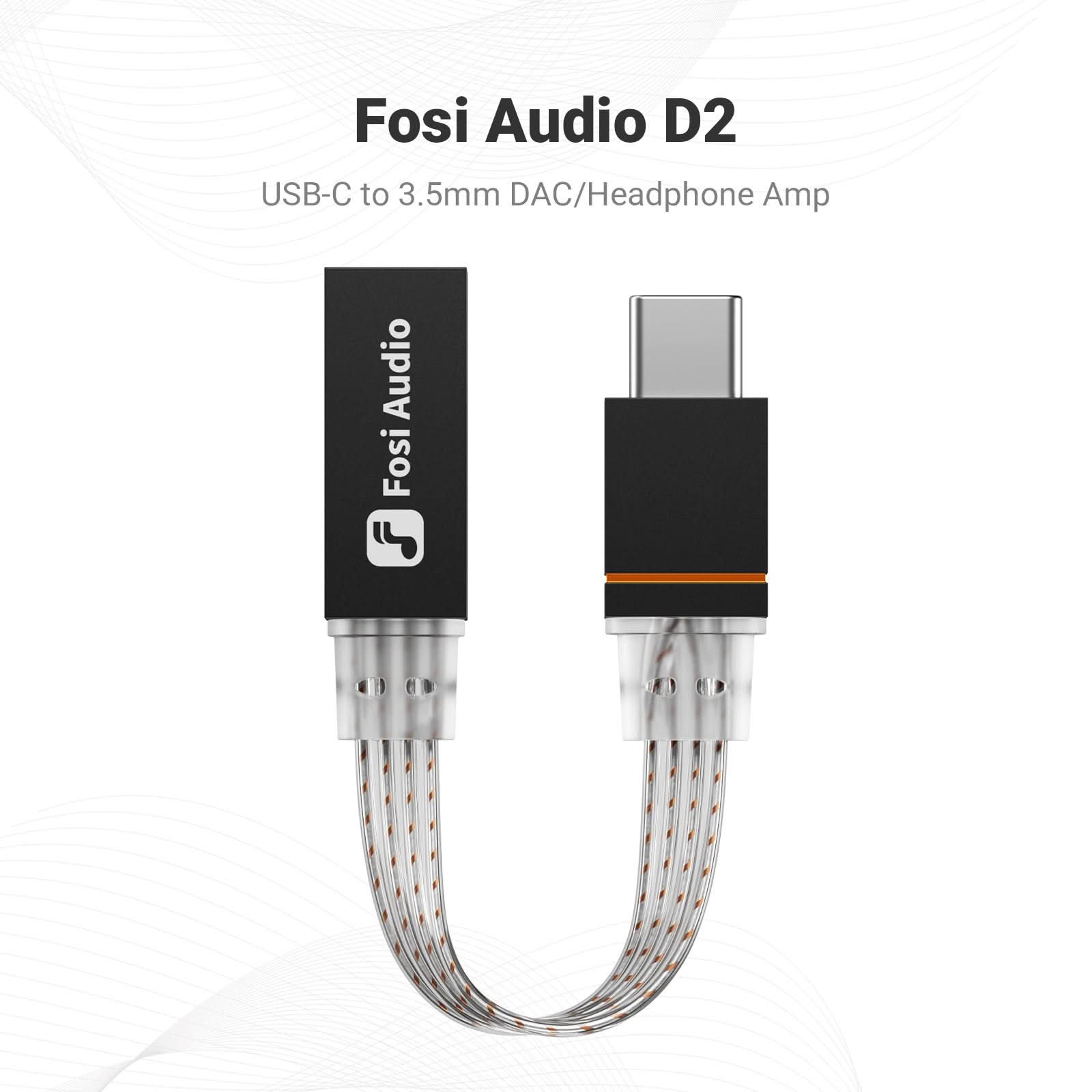 Fosi Audio IM4 IEM Accessories: 4.4mm Balanced, 3.5mm with Mic, D2 DAC