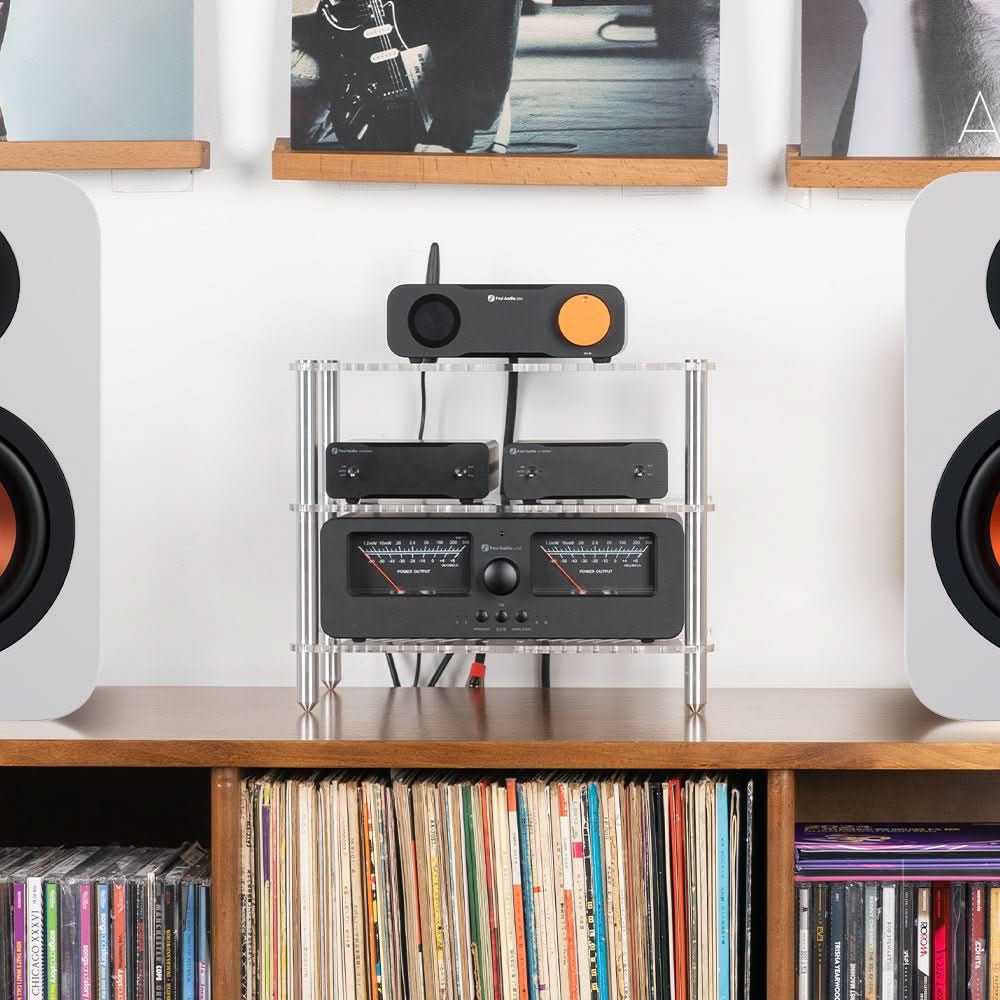 Fosi Audio 3-Layer Acrylic Rack for Audio Components