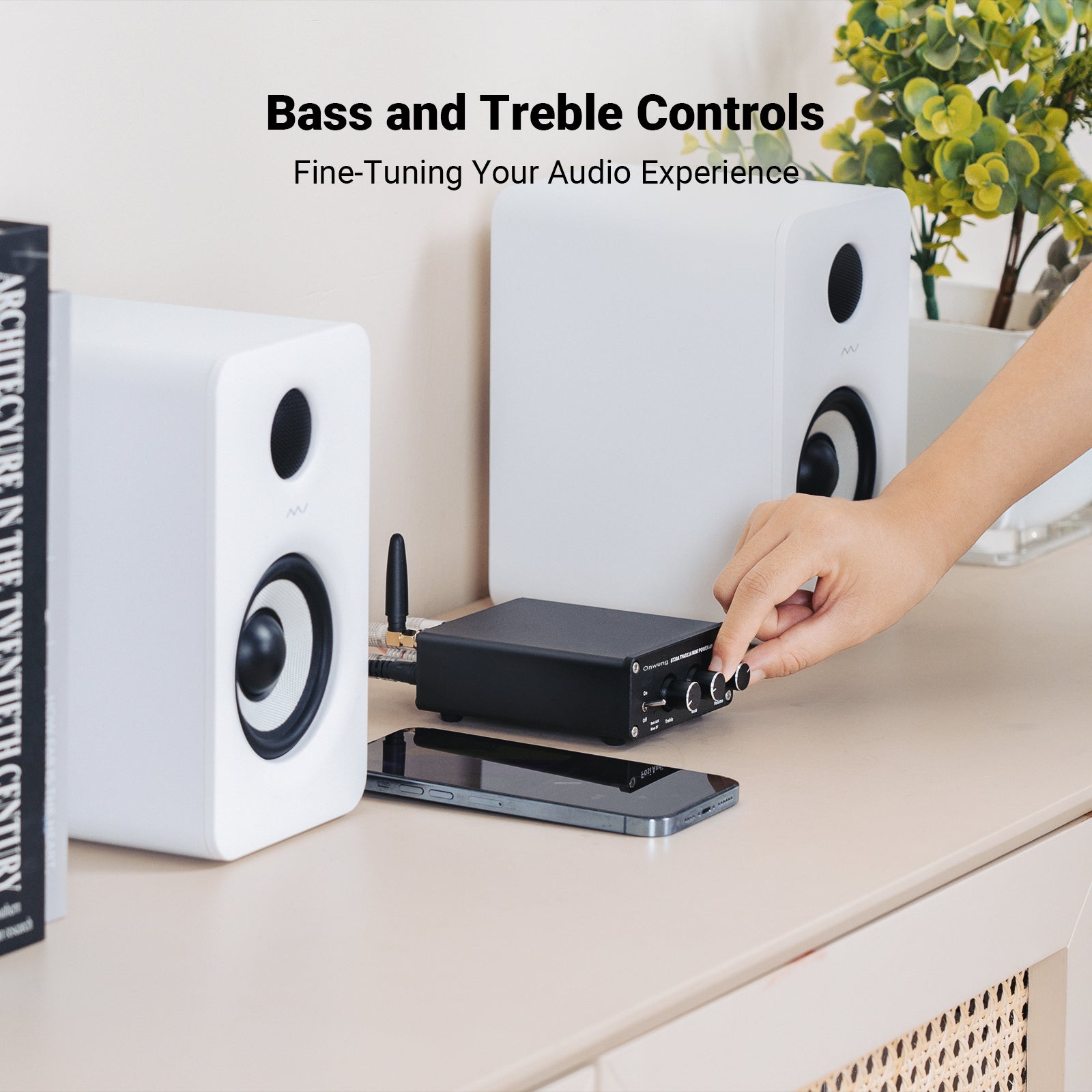Onwung BT20A Bluetooth Stereo Amplifier
