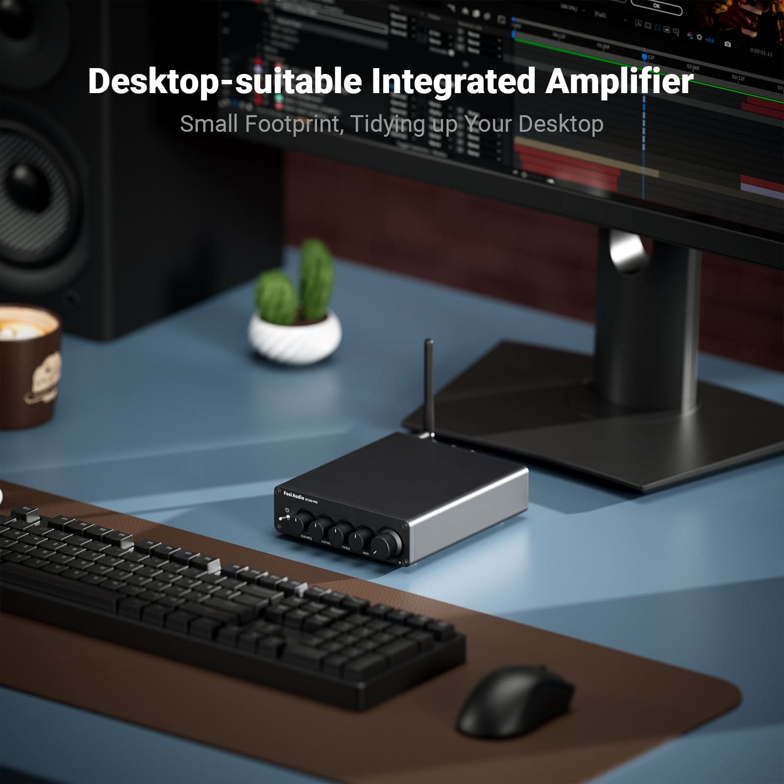 Fosi Audio BT30D Pro 2.1 Channel Bluetooth Amp