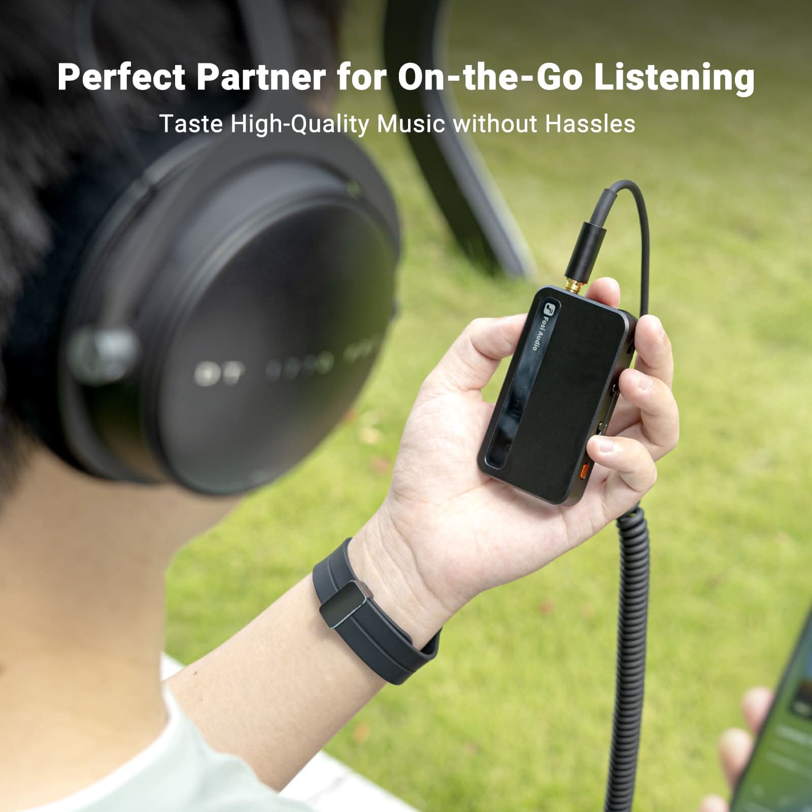 Fosi Audio N3 Portable Bluetooth Headphone Amplifier