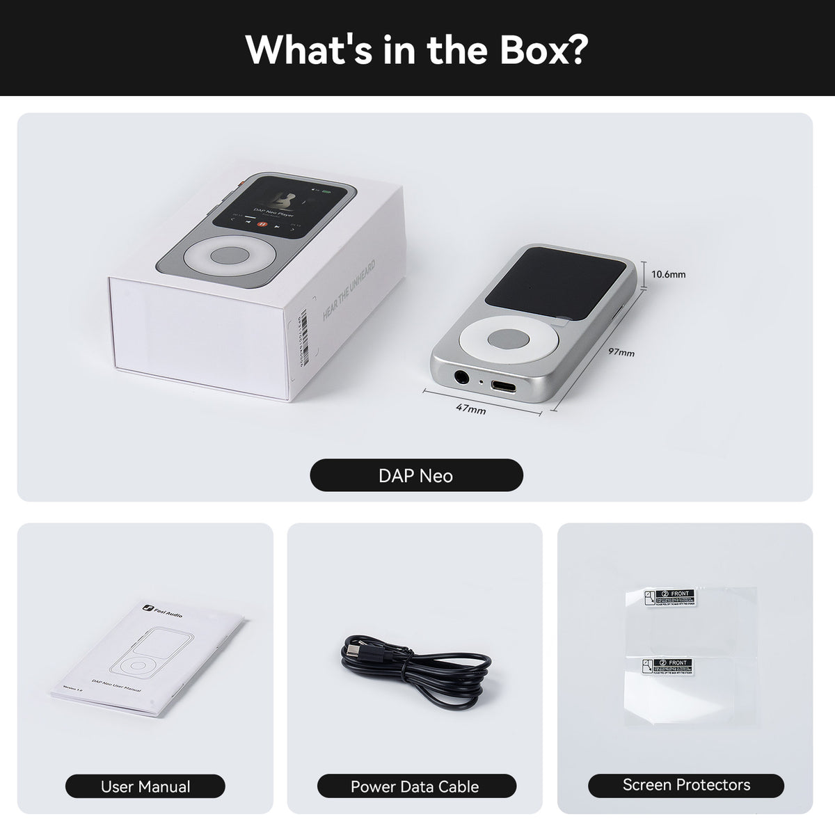 Fosi Audio DAP Neo Modern Classic MP3 Player