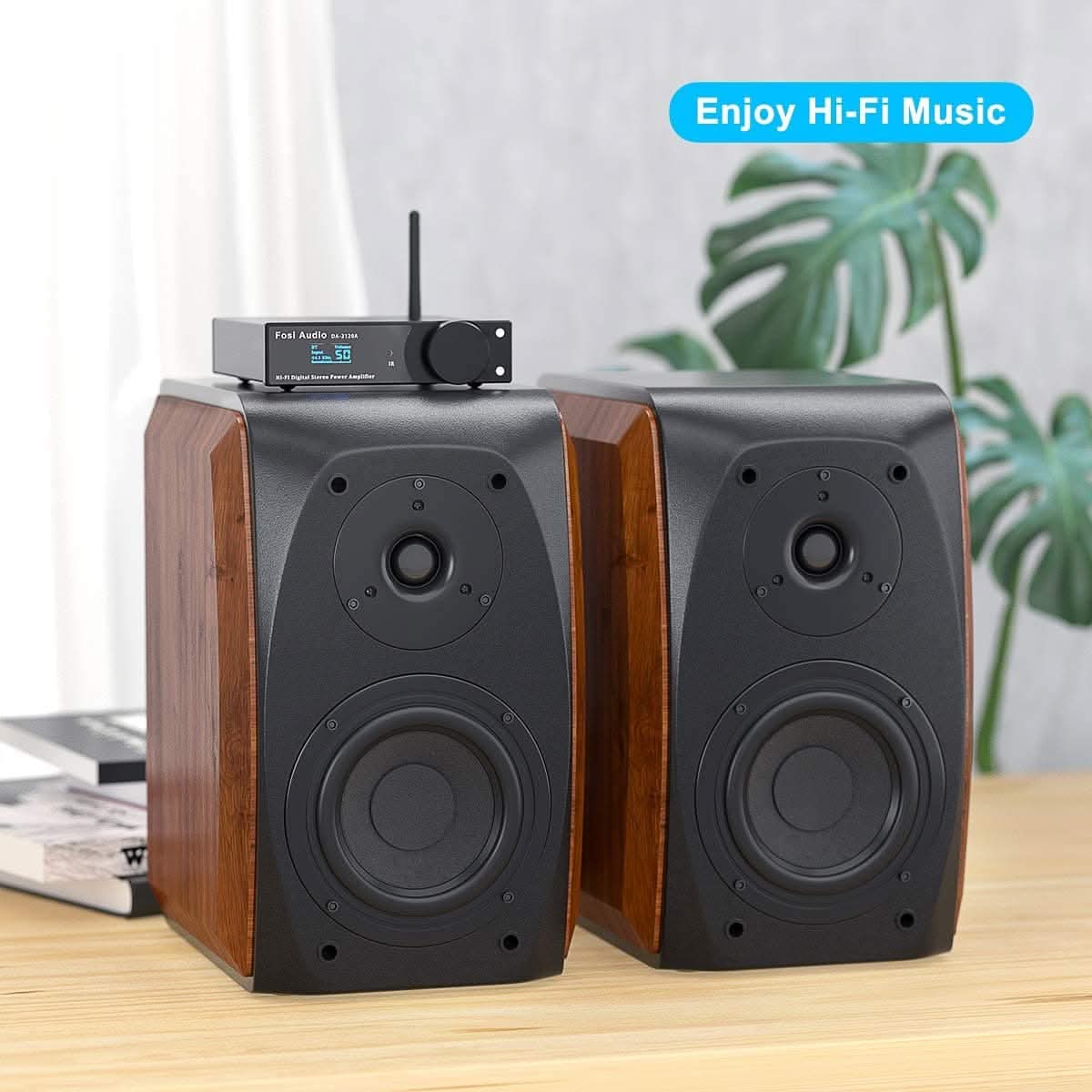 Fosi Audio DK560 - N Bookshelf Speakers - Fosi Audio