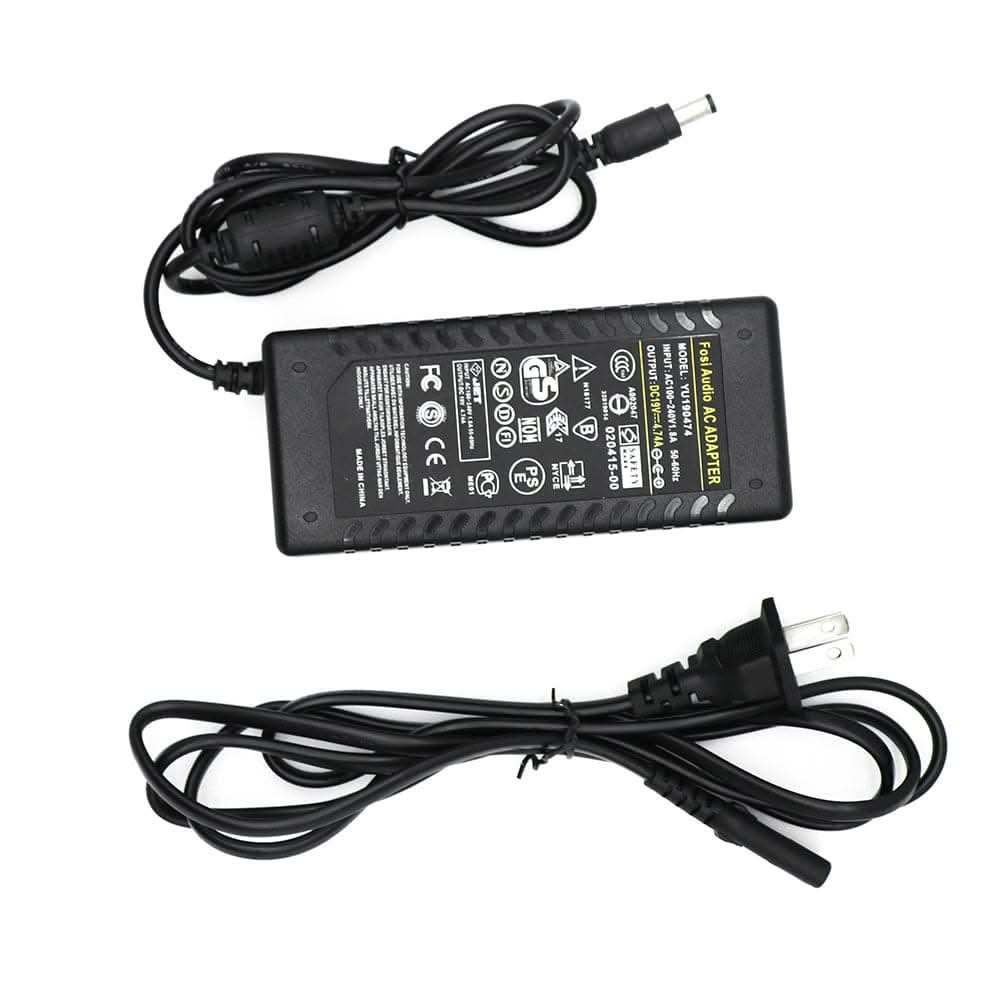 19V 4.7A 90W Power Adapter Supply - Fosi Audio