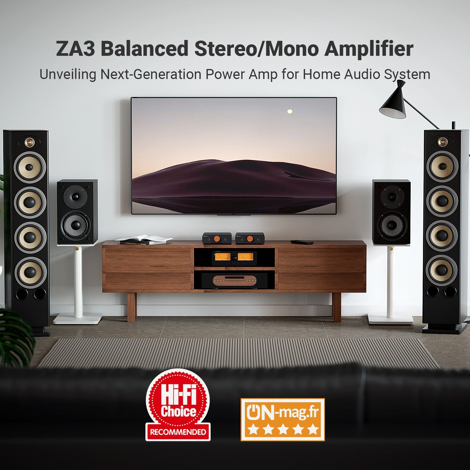 Fosi Audio ZA3 Balanced Stereo Amplifier Mono Amp – Fosi Audio EU