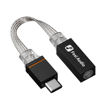 Fosi Audio D2 3.5mm to Type-C adapter Headphone Amp