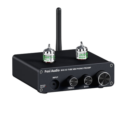 Fosi Audio Box X3 Bluetooth Vacuum Tube Phono Preamp
