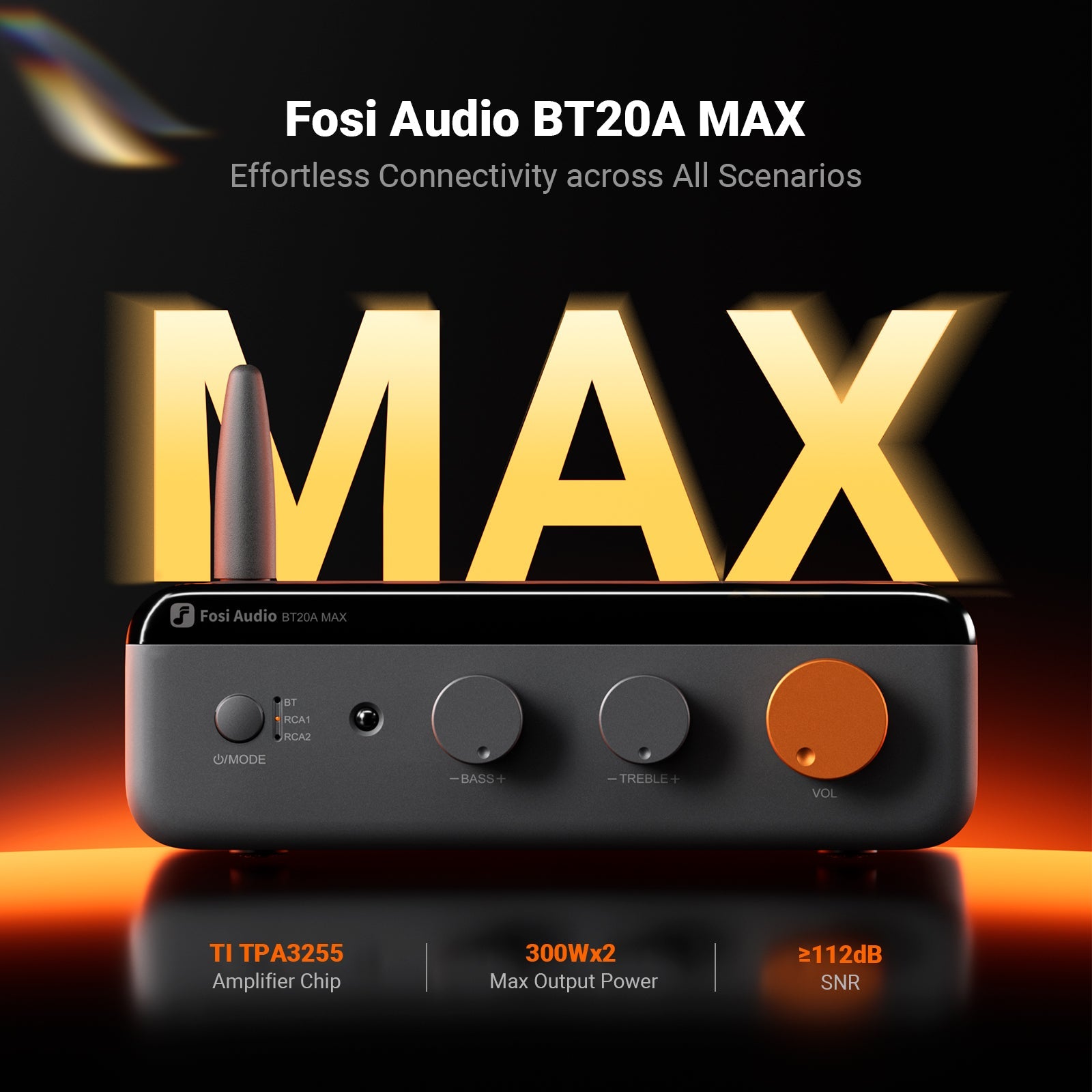 Fosi Audio BT20A MAX Bluetooth Stereo Power Amp – Fosi Audio EU