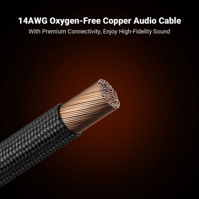Fosi Audio Oxygen-Free Copper Speaker Cables（2 Pairs）