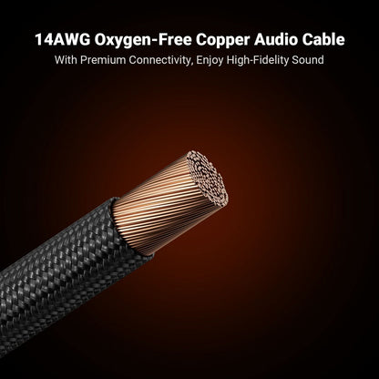 Fosi Audio Oxygen-Free Copper Speaker Cables（2 Pairs）