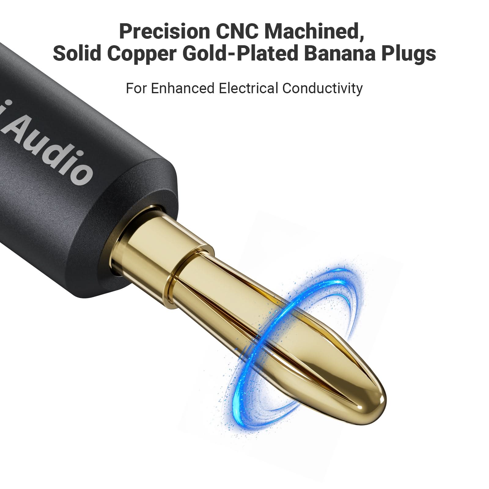 Fosi Audio Oxygen-Free Copper Speaker Cables（2 Pairs）