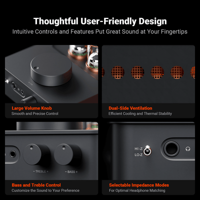 Fosi Audio GR70 Tube Headphone Amp