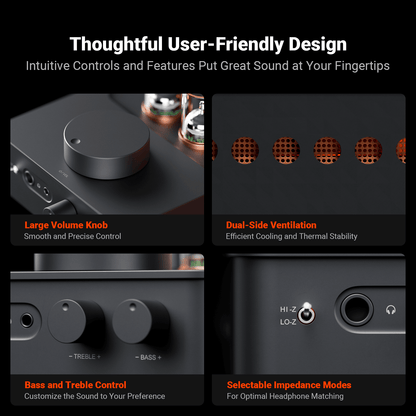 Fosi Audio GR70 Tube Headphone Amp