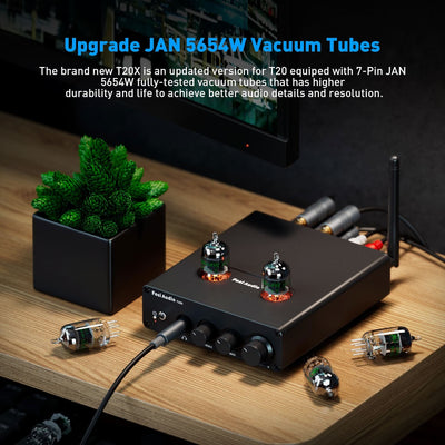 Fosi Audio T20X Bluetooth Tube Amplifier Headphone