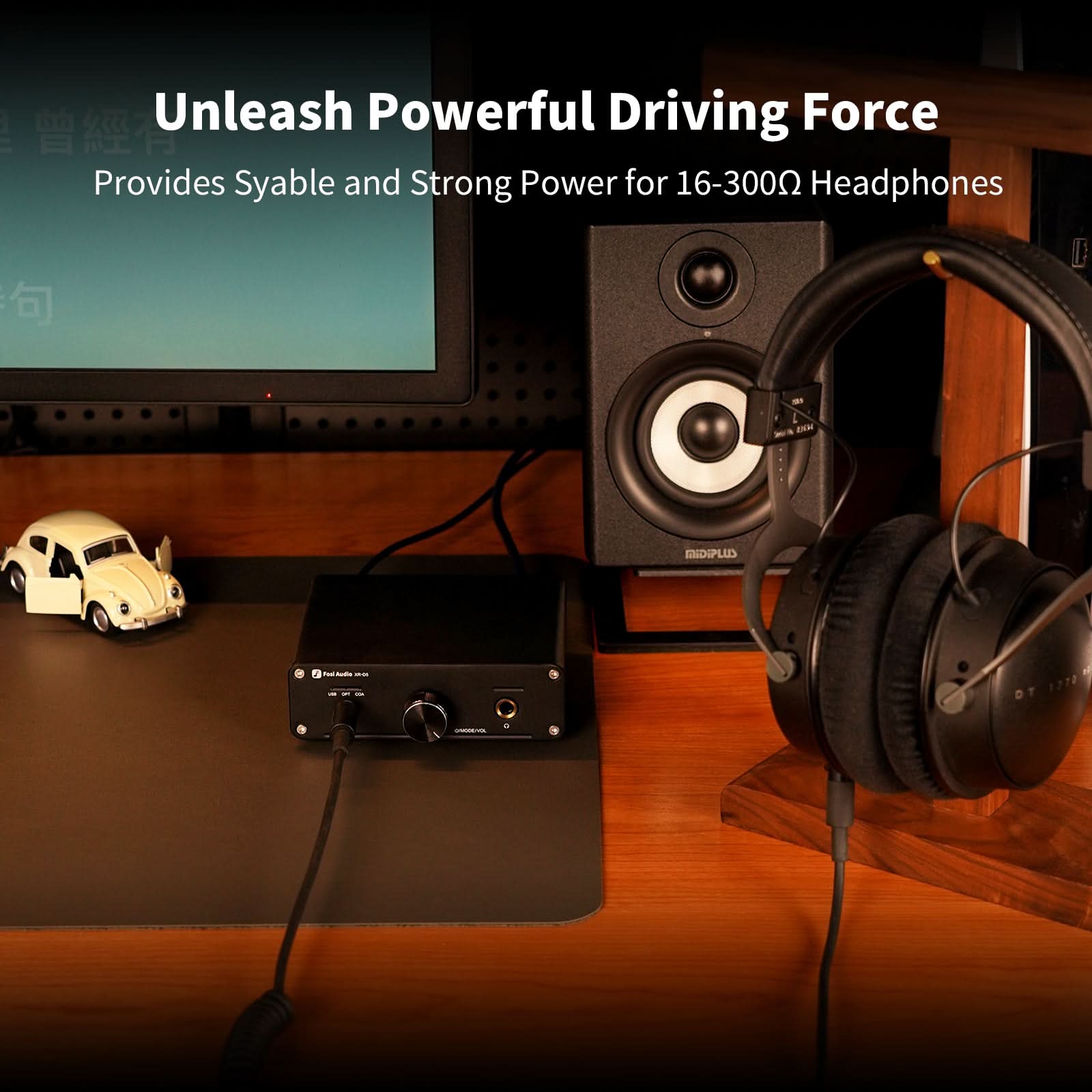 Fosi Audio XR-D5 DAC Headphone Amplifier