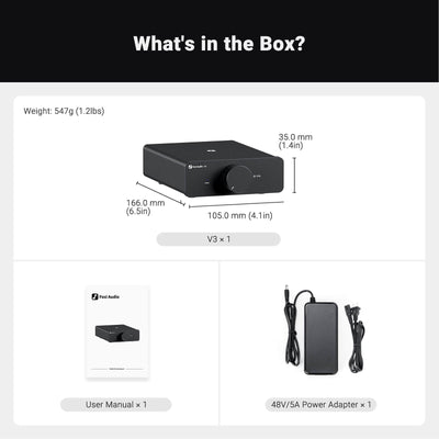 Fosi Audio V3 Mini Stereo Amplifier