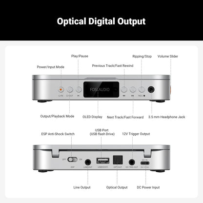 Fosi Audio Merak CD Player