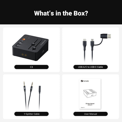 Fosi Audio C3 Gaming Sound Card & DAC/Amp