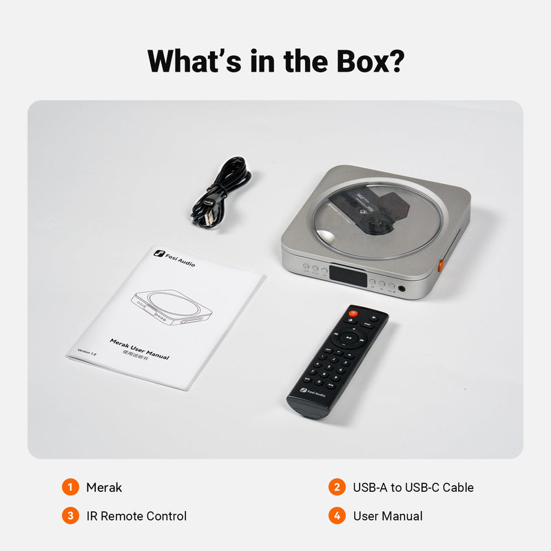 Fosi Audio Merak CD Player – Fosi Audio EU