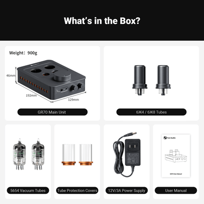 Fosi Audio GR70 Tube Headphone Amp
