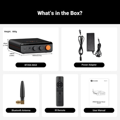 Fosi Audio BT20A MAX Bluetooth Stereo Power Amp