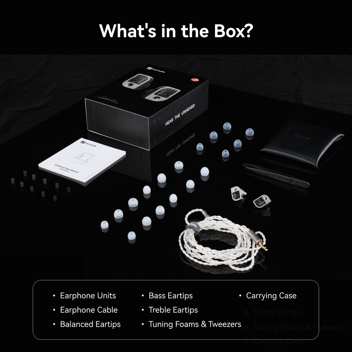 Fosi Audio Carbon12 World's First UTPT™ Pure Carbon IEM