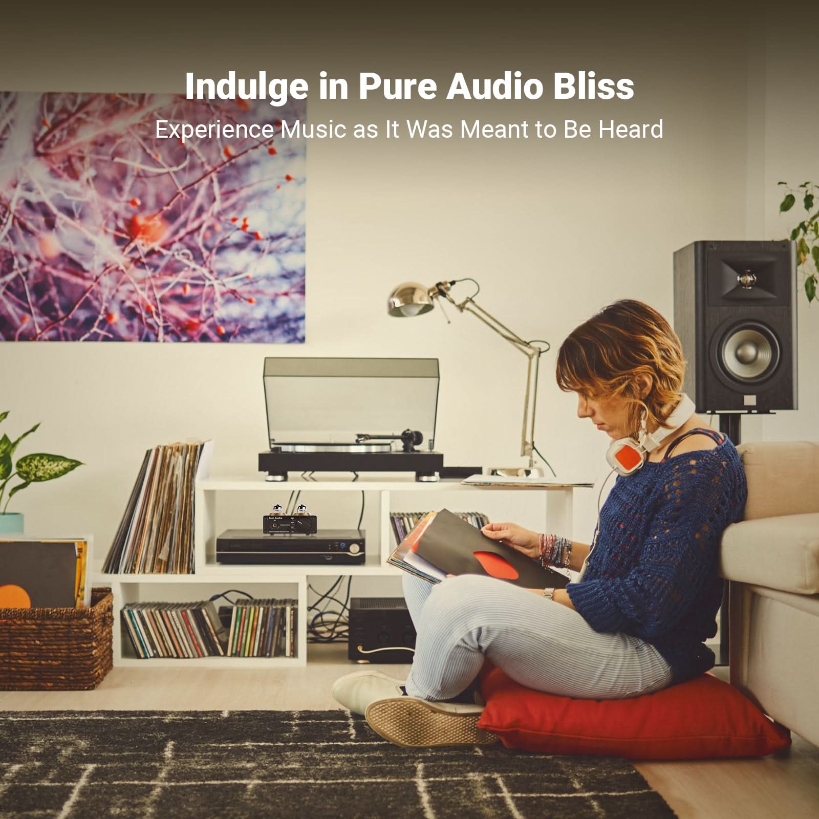 Fosi Audio Box X2 MM-Phonovorverstärker für Plattenspieler