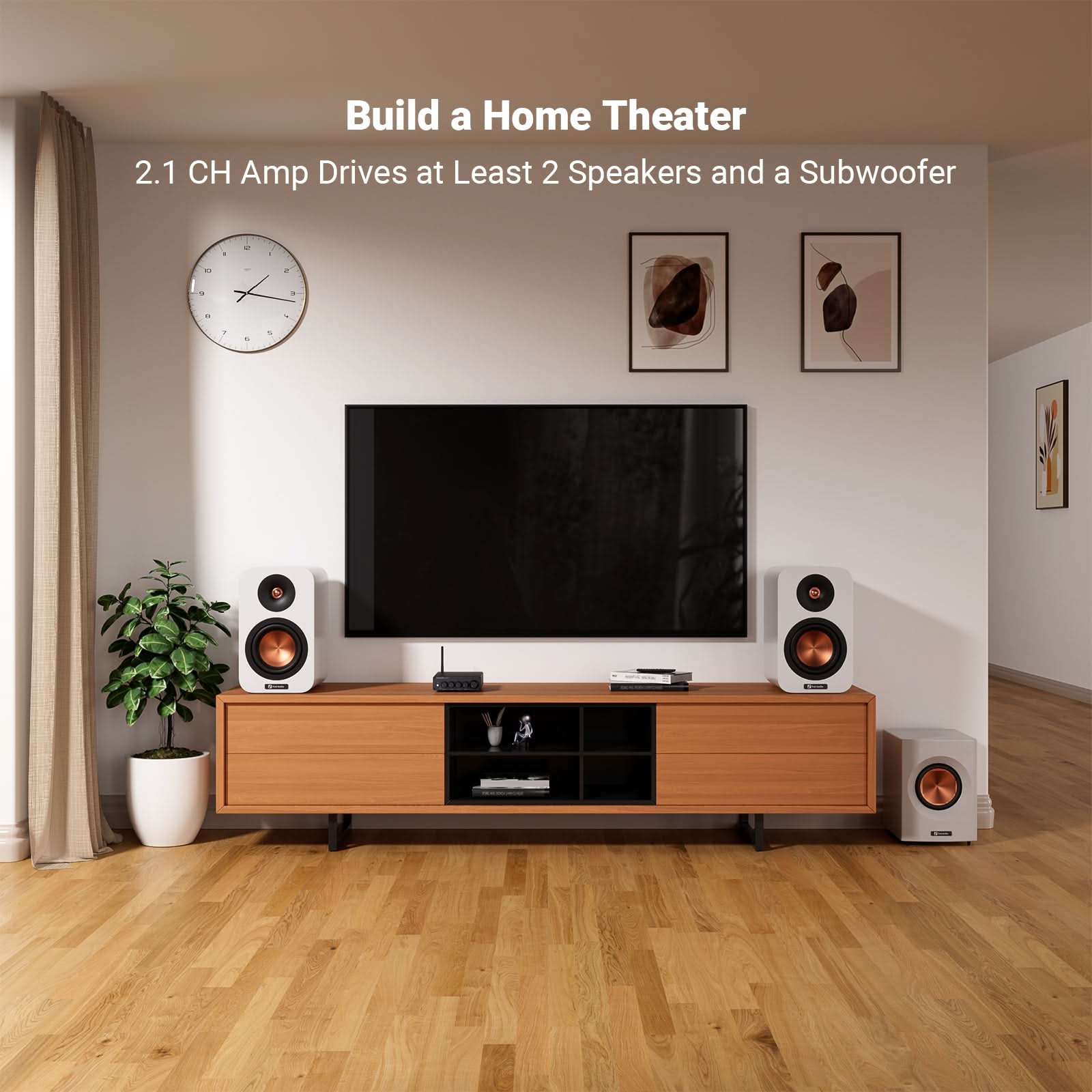 Fosi Audio BT30D Pro 2.1 Channel Bluetooth Amp