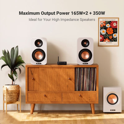 Fosi Audio BT30D Pro 2.1 Channel Bluetooth Amp