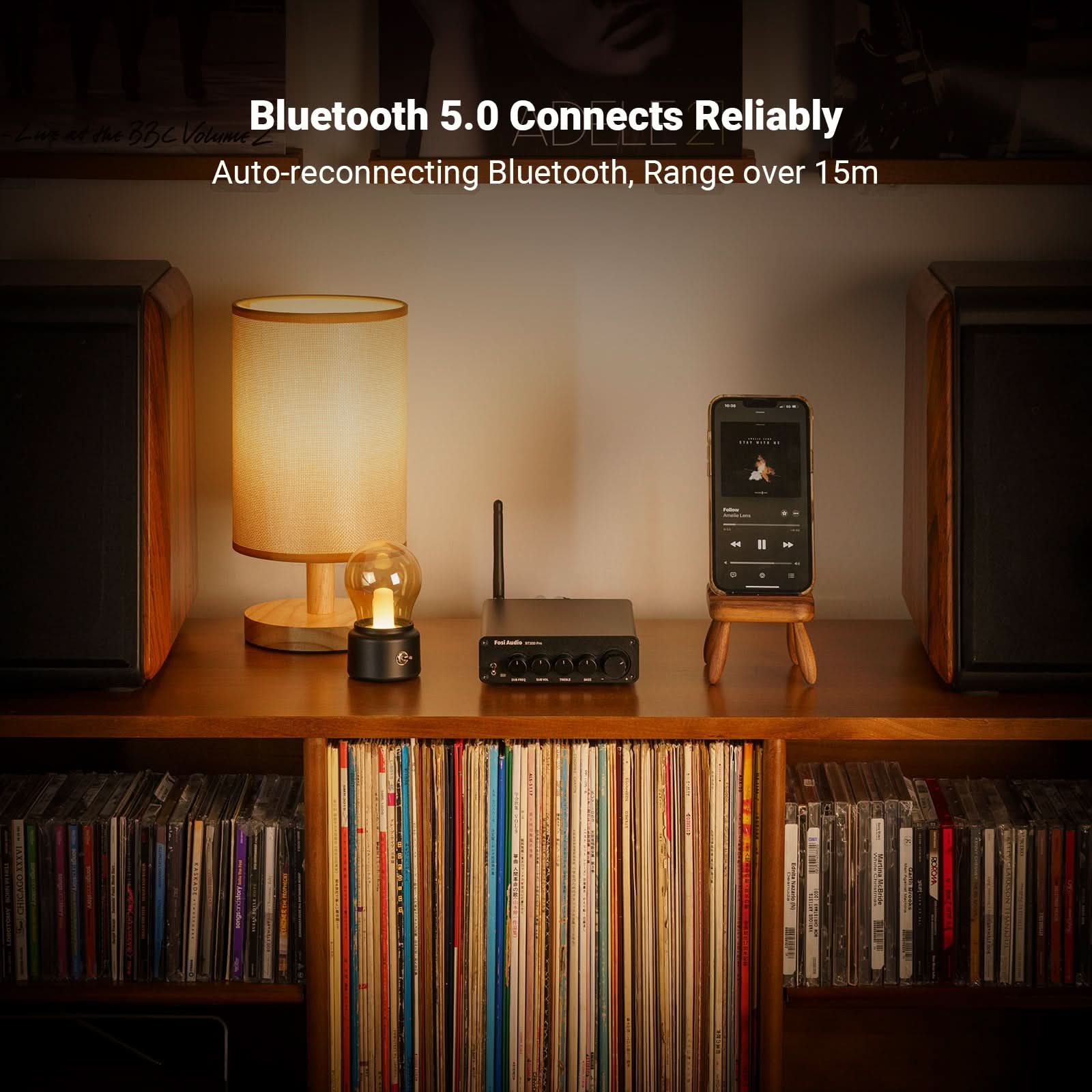 Fosi Audio BT30D Pro 2.1 Channel Bluetooth Amp