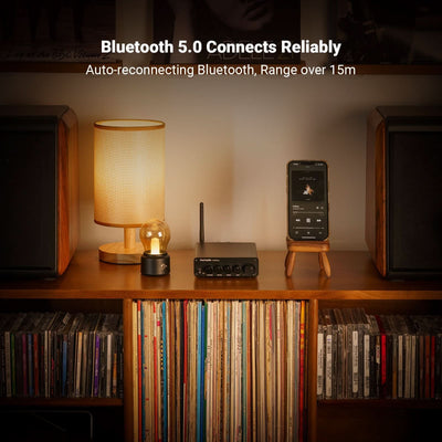 Fosi Audio BT30D Pro 2.1 Channel Bluetooth Amp