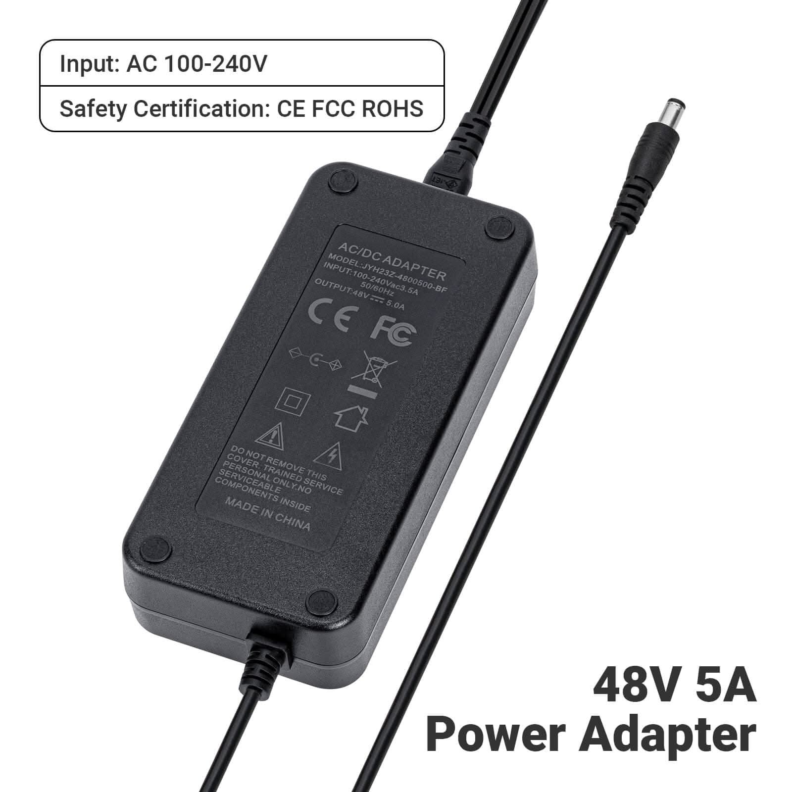 Fosi Audio 48V Power Supply Adapter for TB10D, BT20A PRO,V3 – Fosi