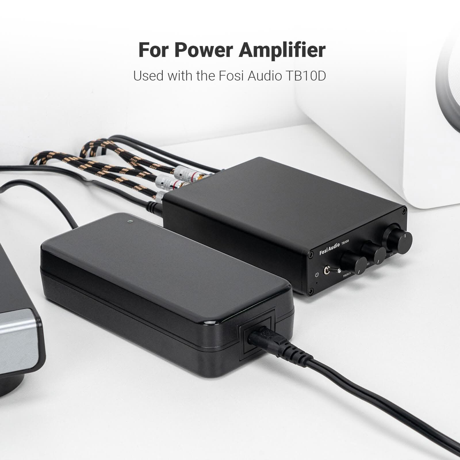 Fosi Audio V3 + 48V 5A電源 セット Fosi Audio 48V Power Supply Adapter for TB10D, BT20A PRO,V3 – Fosi
