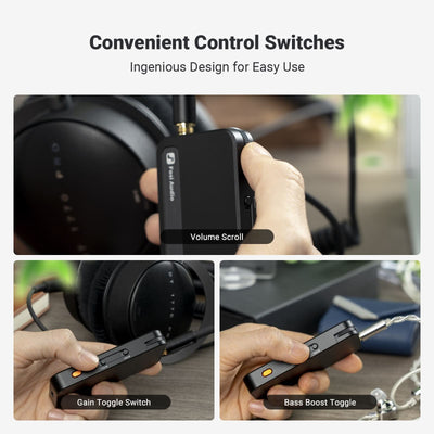 Fosi Audio N3 Portable Bluetooth Headphone Amplifier