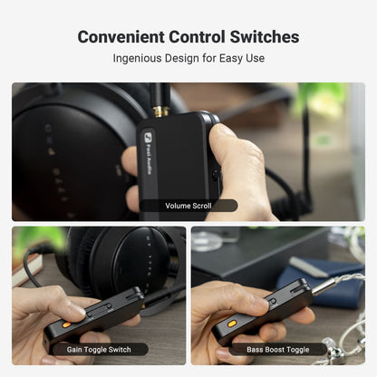 Fosi Audio N3 Portable Bluetooth Headphone Amplifier