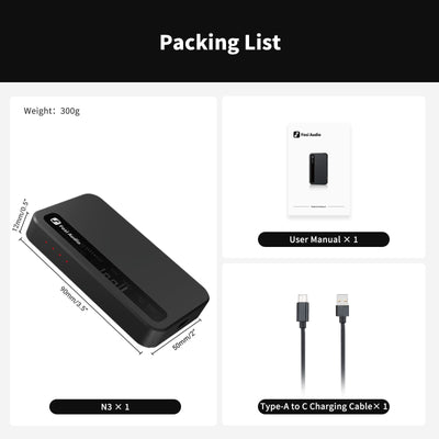 Fosi Audio N3 Portable Bluetooth Headphone Amplifier