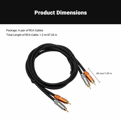 Fosi Audio RCA Cables for Home Audio Systems