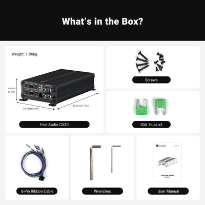 Fosi Audio CA30 Car Amplifier