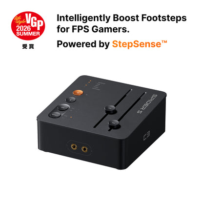 Fosi Audio StepSense C3 Gaming Audio DAC & Headphone Amp