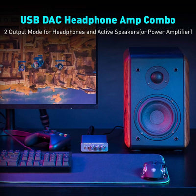 Fosi Audio K5 Pro Gaming DAC Headphone Amplifier - Fosi Audio