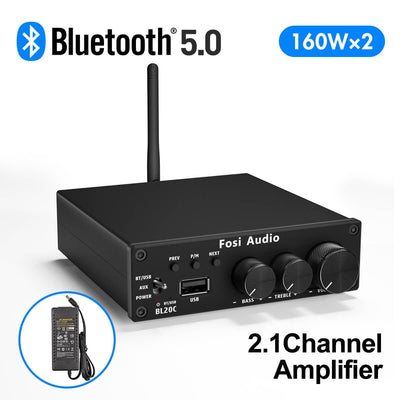 Fosi Audio BL20C Bluetooth USB Stereo Amplifier - Fosi Audio