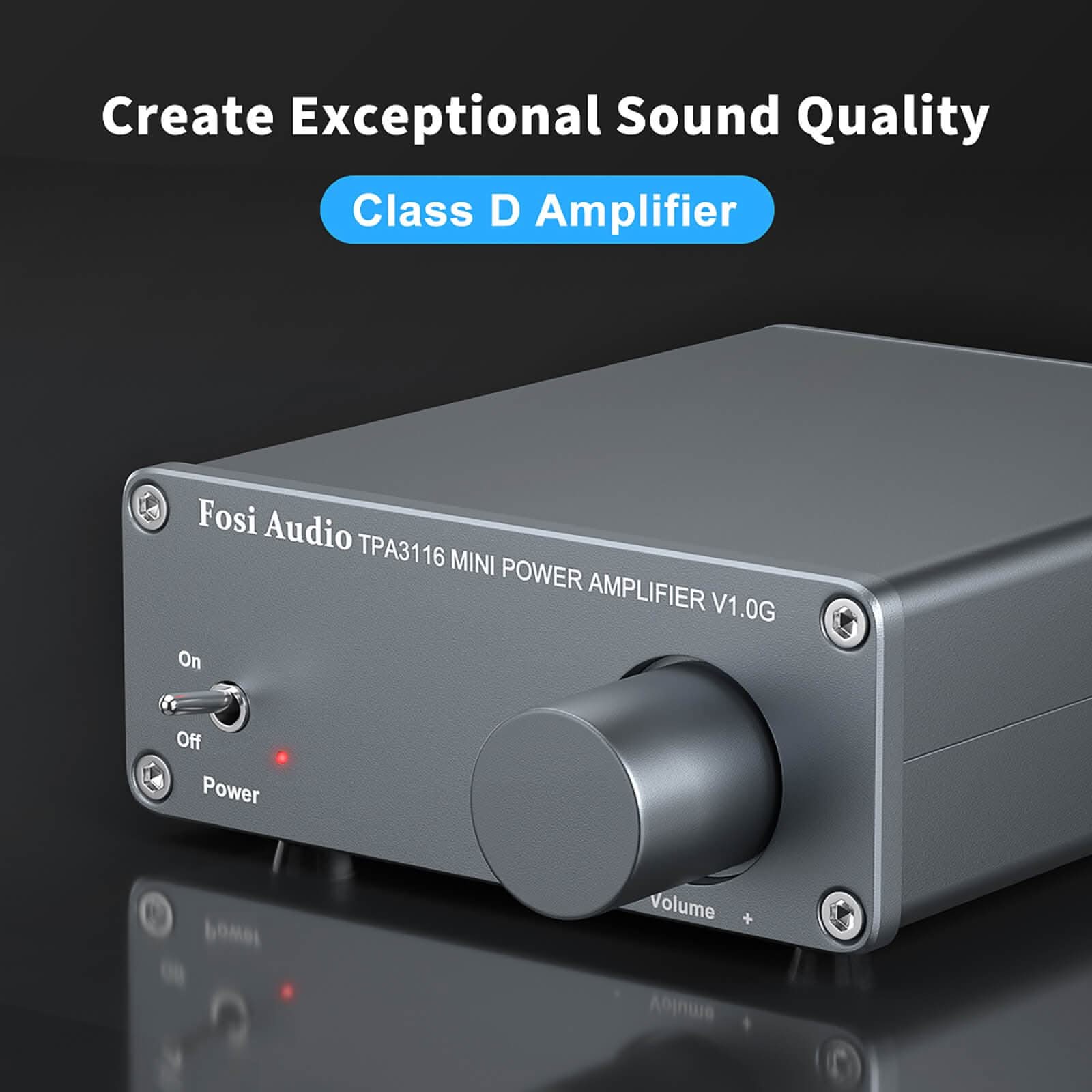 Fosi Audio V1.0G Mini Stereo Audio Amplifier - Fosi Audio