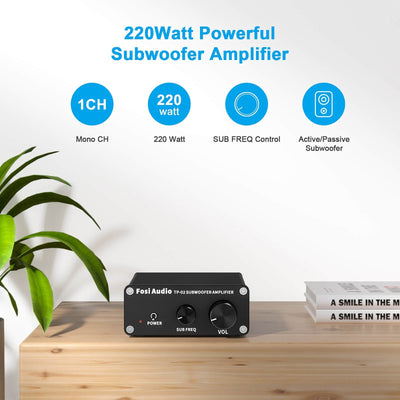Fosi Audio TP - 02 Subwoofer Amplifier - Fosi Audio