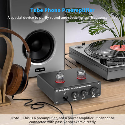Fosi Audio Box X4 MM Turntable Phono Preamplifier - Fosi Audio