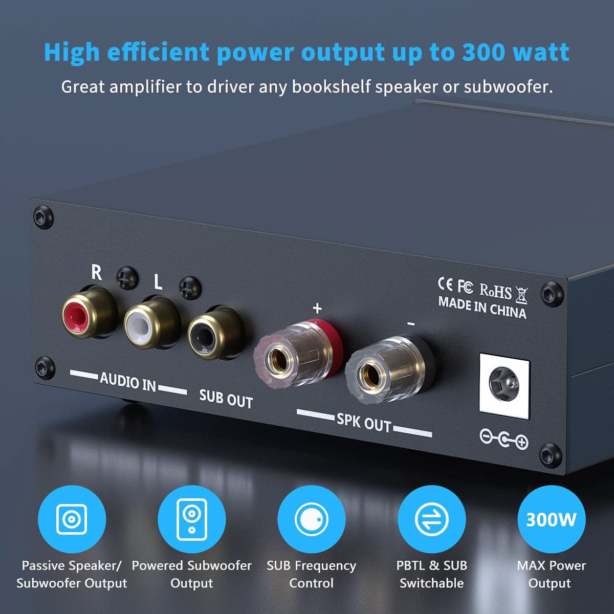Fosi Audio M03 Subwoofer Mono Amplifier - Fosi Audio