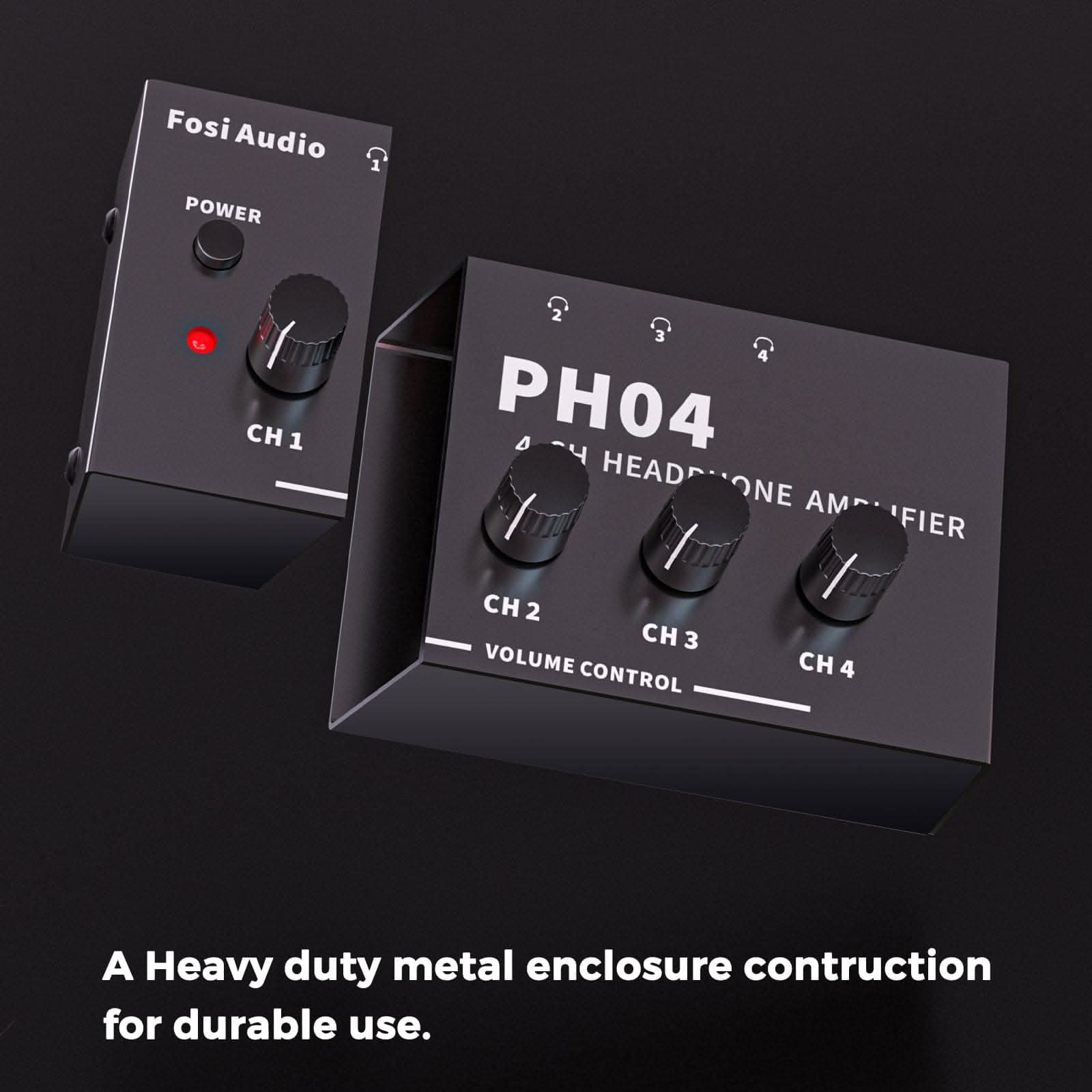 Fosi Audio PH04 4 Channel Headphone Amplifier - Fosi Audio