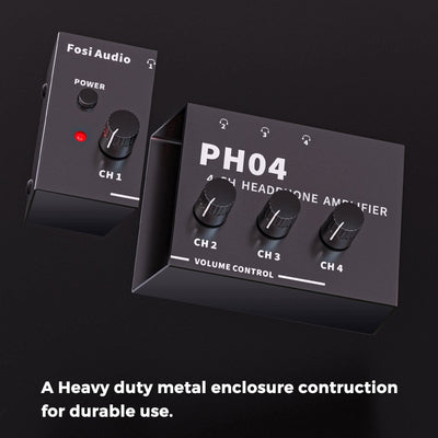 Fosi Audio PH04 4 Channel Headphone Amplifier - Fosi Audio