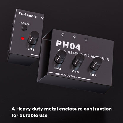 Fosi Audio PH04 4 Channel Headphone Amplifier - Fosi Audio