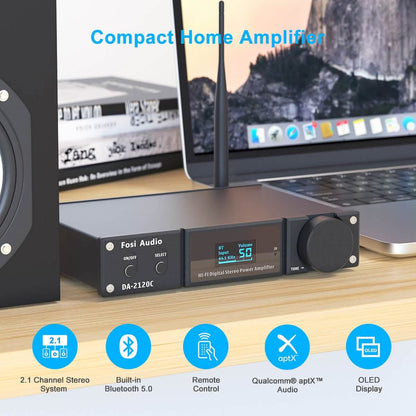 Fosi Audio DA2120C 2.1 Ch Integrated Amplifier - Fosi Audio